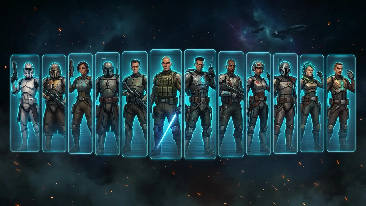 The twelve Zero Company class archetypes