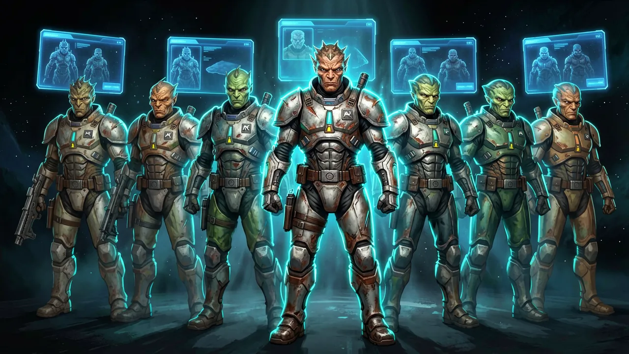 A diverse roster of Zero Company operatives
