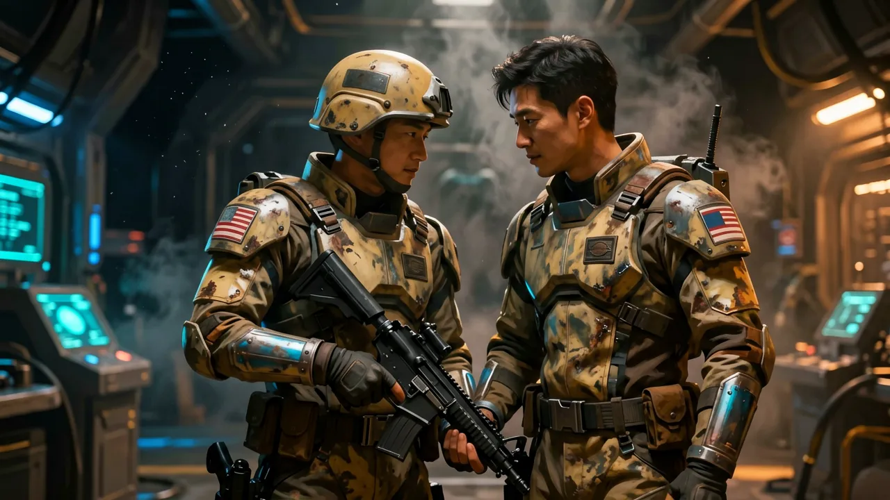 Zero Company operatives bonding between missions